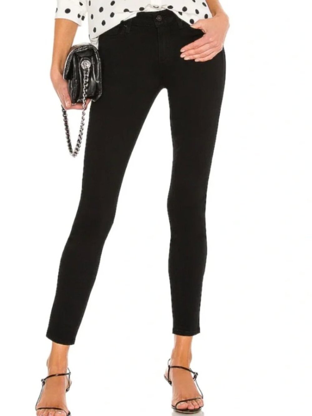 PAIGE verdugo black ankle jeans 28